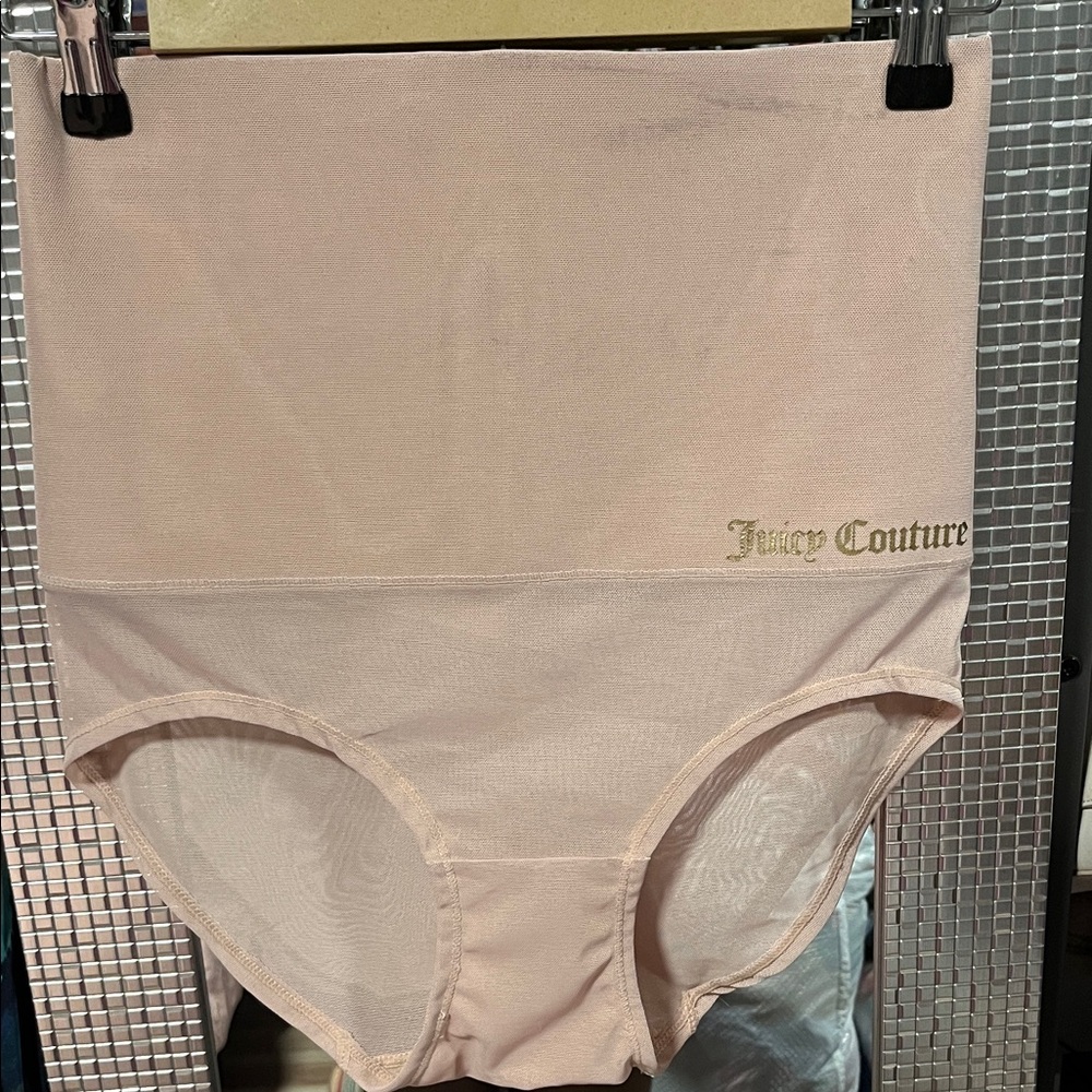 Juicy Couture High-Waisted Shapewear in Cream & Black